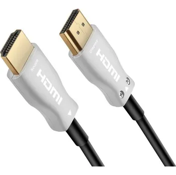 Kabel do PC PREMIUMCORD Kabel HDMI optický fiber High Speed with Ether. 4K@60Hz, 10m, M/M, zlacené konektory