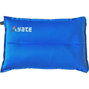 Cestovní polštářek YATE Samonafukovací polštářek L 43 x 26 x 9 cm modrý