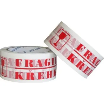 Lepicí páska Páska balicí 48 mm x 66 m, potisk FRAGILE-KŘEHKÉ