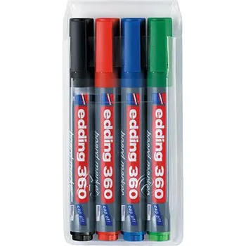 Popisovač na tabule Edding E360, sada 4 barvy