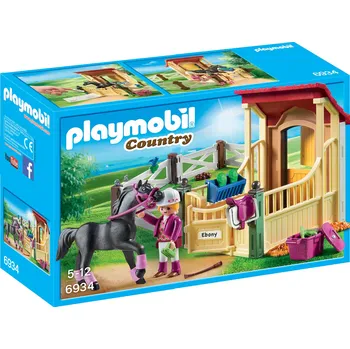 Stavebnice Playmobil Playmobil 6934 Box pro koně Arabský kůň