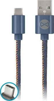 Datový kabel Forever TFO USB-C jeans