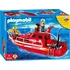 Stavebnice Playmobil Playmobil 3128 Hasičská loď s vodním dělem