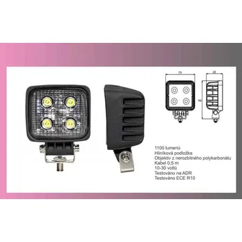 Osvětlení automobilu reflektor pracovní LED-PRO-FIELD 10-30V- 1100Lm -ADR