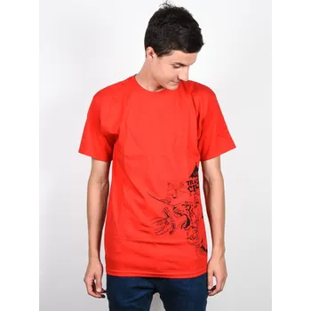 Line Traveling Circus červené Pánské tričko Line Traveling Circus červené