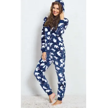 Dámský overall Vienetta overal Lední medvěd modrý S