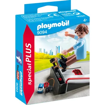 Stavebnice Playmobil Playmobil 9094 Skateboardista s rampou