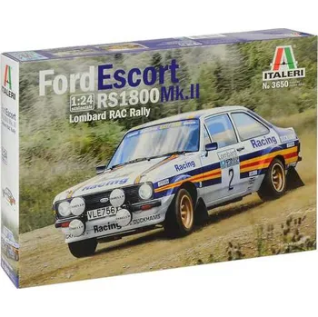Plastikový model Italeri Ford Escort RS1800 MK.II Lombard RAC Rally 1:24