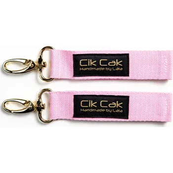 Držák na kočárek Cik Cak Úchyt zlatá karabina 