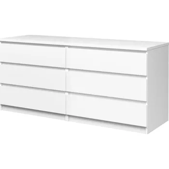 Předsíňová stěna Nábytek PEGAS s.r.o. Komoda SIMPLICITY 232, Bílý lesk