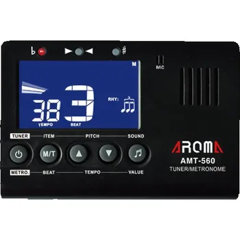 Příslušenství k hudebnímu nástroji Aroma AROMA ladička s metronomem AMT-560