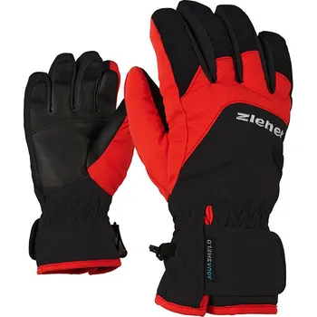 Rukavice Rukavice Ziener Lizzard AS® Junior Red/Black (Lyžařské rukavice)