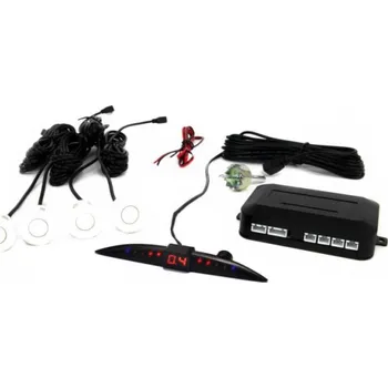 Parkovací asistent VERTEX DOPREDAJ - Parkovací asistent 4 bielých snímačov 18mm - LED batman