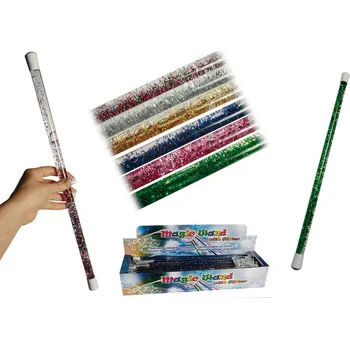 Karnevalový doplněk Kouzelná hůlka se třpytkami a kapalinou