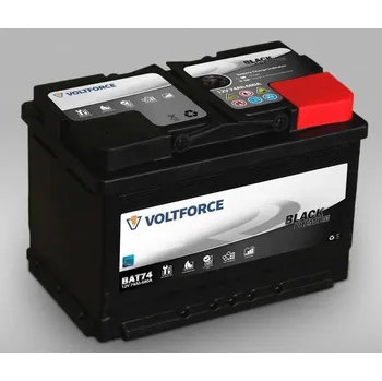 Autobaterie Autobaterie 74 Ah VOLTFORCE BLACK PREMIUM (Nezasíláme pouze osobní odběr na objednávku)