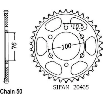 Auto-moto Sifam Rozeta pro Suzuki 20465CZ42