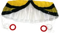 Létající drak MASTER Komorový drak 120 x 55 cm bílý/žlutý/černý