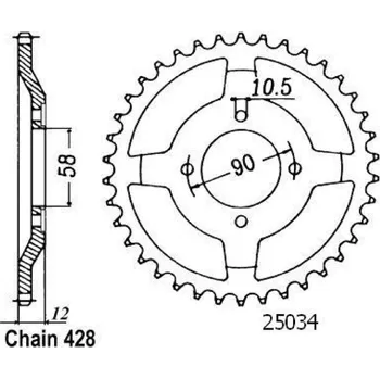 Auto-moto Sifam Rozeta pro Honda 25034CZ50