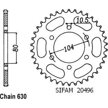 Motodíl Sifam Rozeta pro Kawasaki 20496CZ35