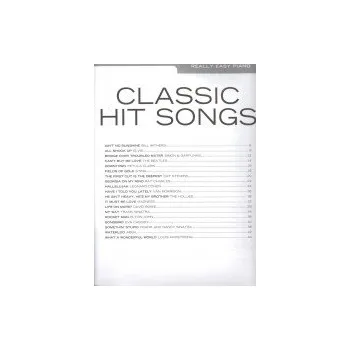 Really Easy Piano Playalong: Classic Hit Songs AM1010658