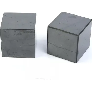 Přírodní kámen Šungit kostka leštěná (Rusko) 3cm