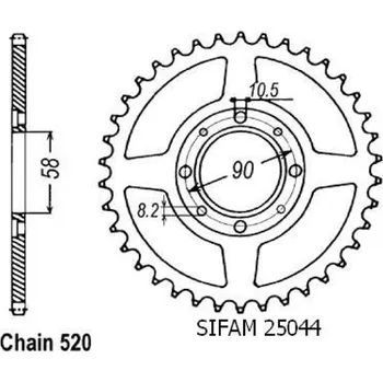 Auto-moto Sifam Rozeta pro Honda 25044CZ30