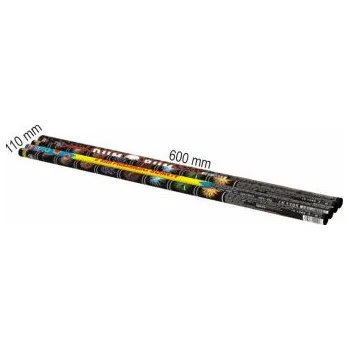 Zábavní pyrotechnika Mix římských svící 8 ran 20 mm 4 ks