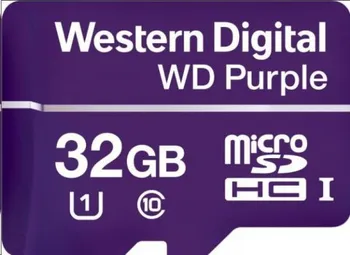 Paměťová karta Western Digital Micro SDHC Purple 32 GB UHS-I (WDD032G1P0A)