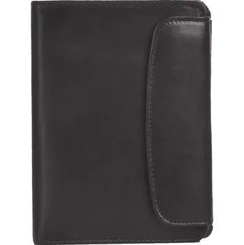 Peněženka dámská kožená peněženka P-702 černá, HELLIX