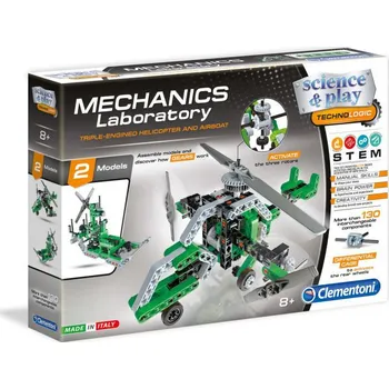 Dětská vědecká sada Clementoni Vrtulník a vznášedlo