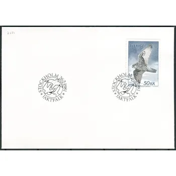 Poštovní známka Švédská pošta (1981) FDC 1140 - Švédsko - Raroh lovecký