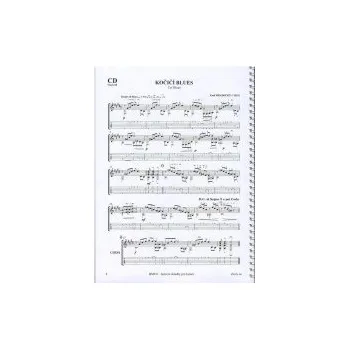 Hradecký-Jazzové skladby pro kytaru + CD BM011