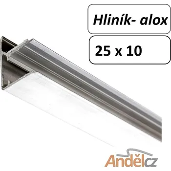 Stříška nad vchodové dveře F lišta okapová, krajová