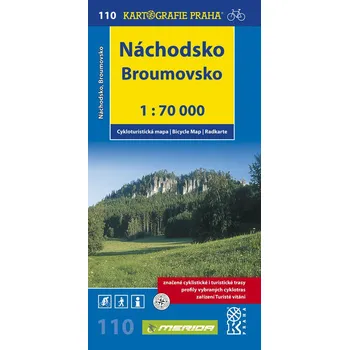 Kartografie PRAHA, a. s. Náchodsko, Broumovsko – cyklomapa č. 110