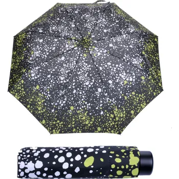 Deštník Deštník skládací Mini Hit 700065PCZ-26 černá + bílá + zelená, derby