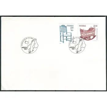 Poštovní známka Švédská pošta (1980) FDC 1115 - 1116 - Švédsko - SEVER: řemeslné zpracování