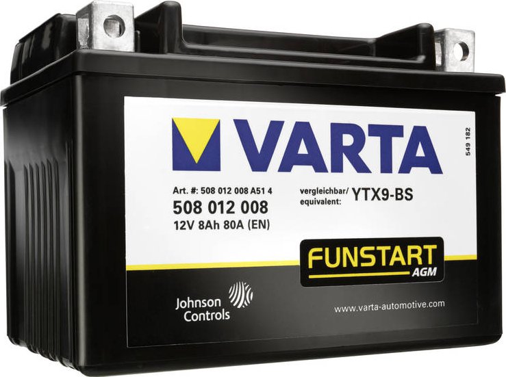MOTOBATERIE VARTA YTR4A-BS , 3Ah, 12V, 503 903 004 310