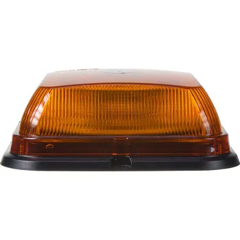 Maják LED maják, 12-24V, 164 x 164mm, 64LED oranžový fix, ECE R10 R65