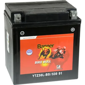 Motobaterie MOTOBATERIE BANNER BIKE BULL AGM ETX30L YIX30L YTZ30L-BS