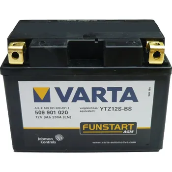 Auto-moto MOTOBATERIE VARTA YTZ12S-BS , 9Ah, 12V, 509 901 020 310 , TTZ12S-BS