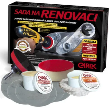 Carex sada pro renovaci plastových světel MALÁ
