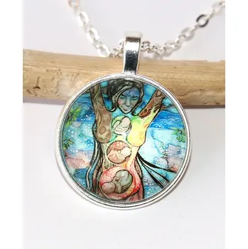 Řetízek Řetízek Fashion Jewerly - Amulet Matka, Žena, Zázrak, Mateřství, Kouzelné děti 2528