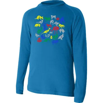 Sport Lasting dětské merino triko HARO Barva: Modrá (5151), Velikost: 160