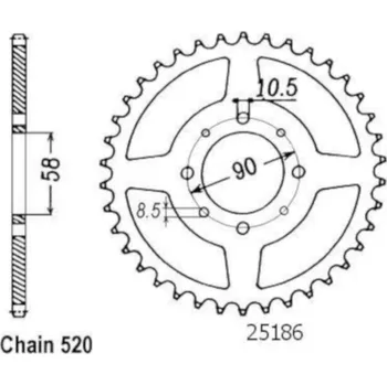 Motodíl Sifam Rozeta pro Honda 25186CZ44