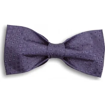 Motýlek Tmavě-fialový tkaný motýlek