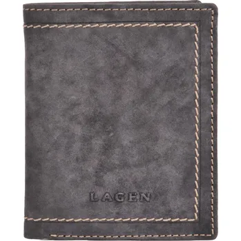 Peněženka Pánská kožená peněženka 9277 šedá, Lagen