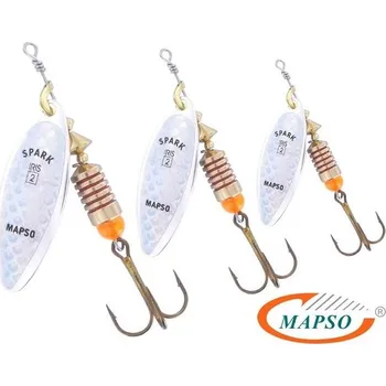 Umělá nástraha Mapso rotační třpytka Spark Iris P Iris PLATA velikost: 2/7 g