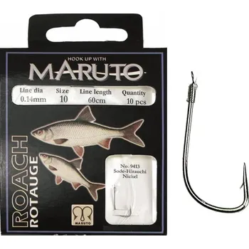 Rybářský háček Navázané háčky Maruto Plotice 10 ks velikost: 18