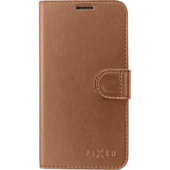 Pouzdro na mobilní telefon Fixed Fit Shine pro Apple iPhone X/XS bronzové