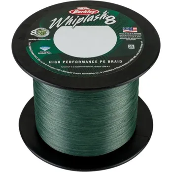 Berkley splétaná šňůra Whiplash 8 Braid Green 1 m průměr: 0,25 mm